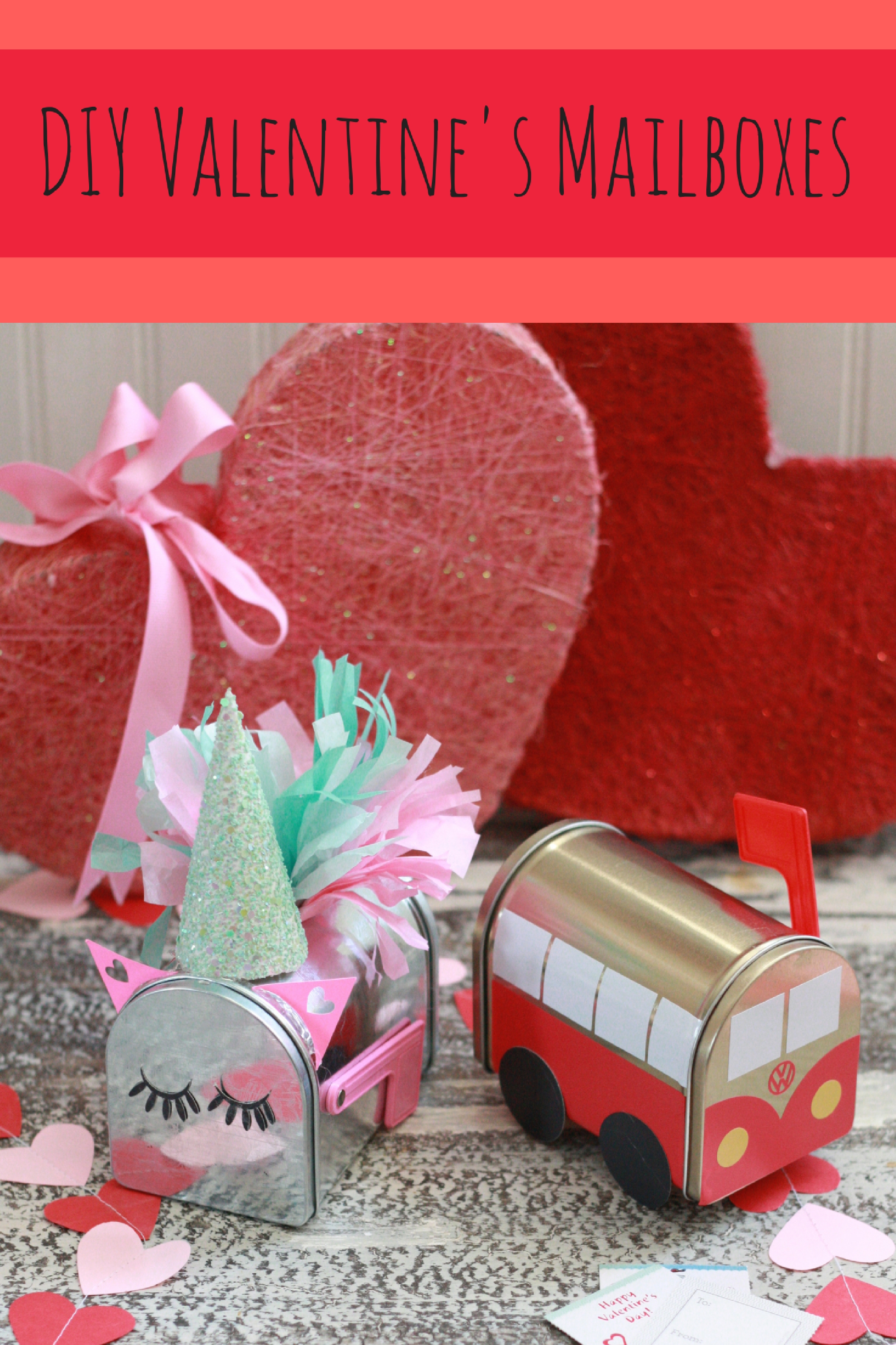 DIY Valentine's Day Box with the Cricut - Hey, Let's Make Stuff