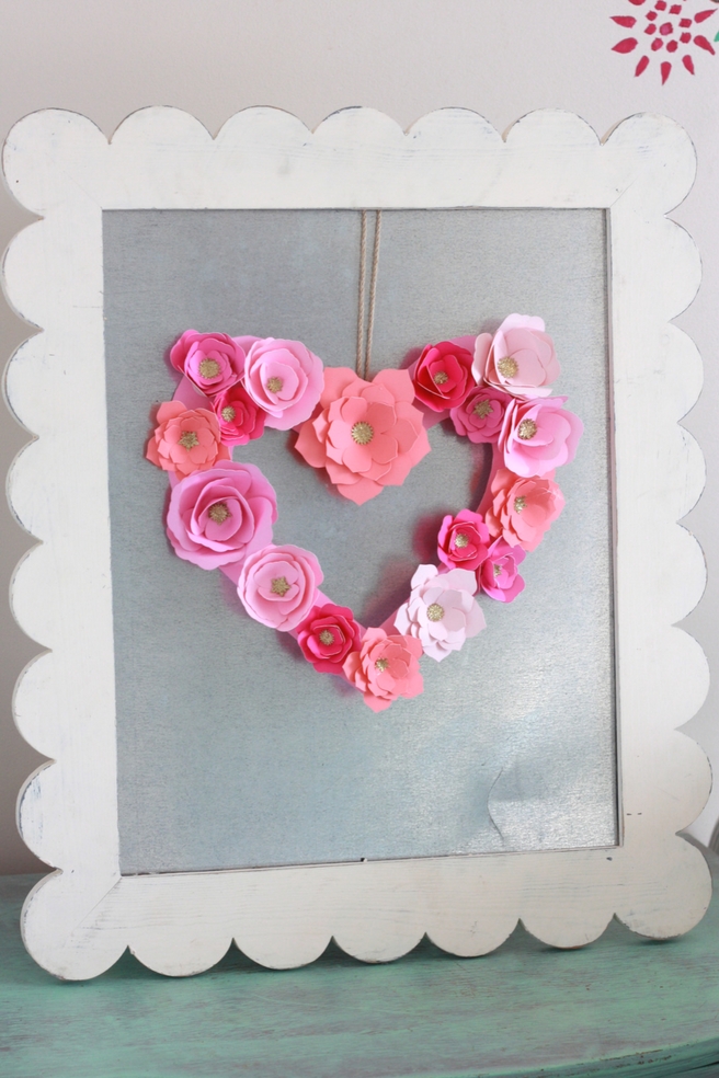 Paper Flower Valentine's Day Decoration